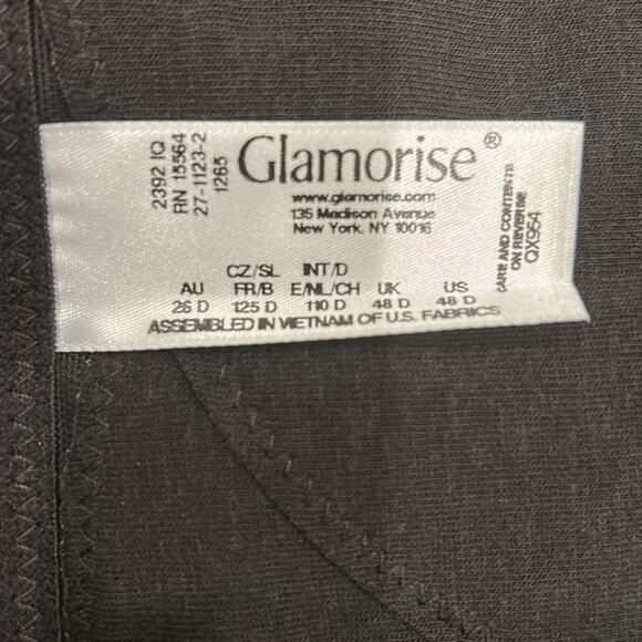 NWOT Glamorise Full Figure MagicLift Front Closure Posture Back Bra 48D - Picture 6 of 6